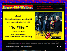 Tablet Screenshot of highwire-therollingstones.de
